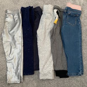 Girls set of 6 pants
